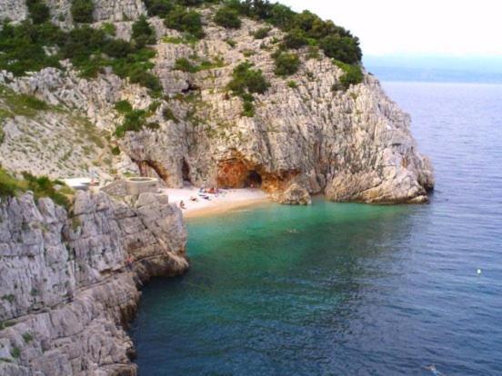 Ferienwohnung Mit Pool Kroatien Mit Meerblick Und Pool ลอฟราน ภายนอก รูปภาพ