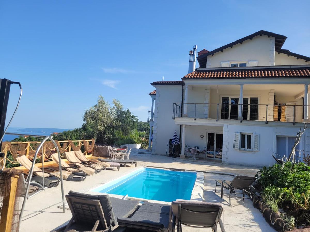 Ferienwohnung Mit Pool Kroatien Mit Meerblick Und Pool ลอฟราน ภายนอก รูปภาพ