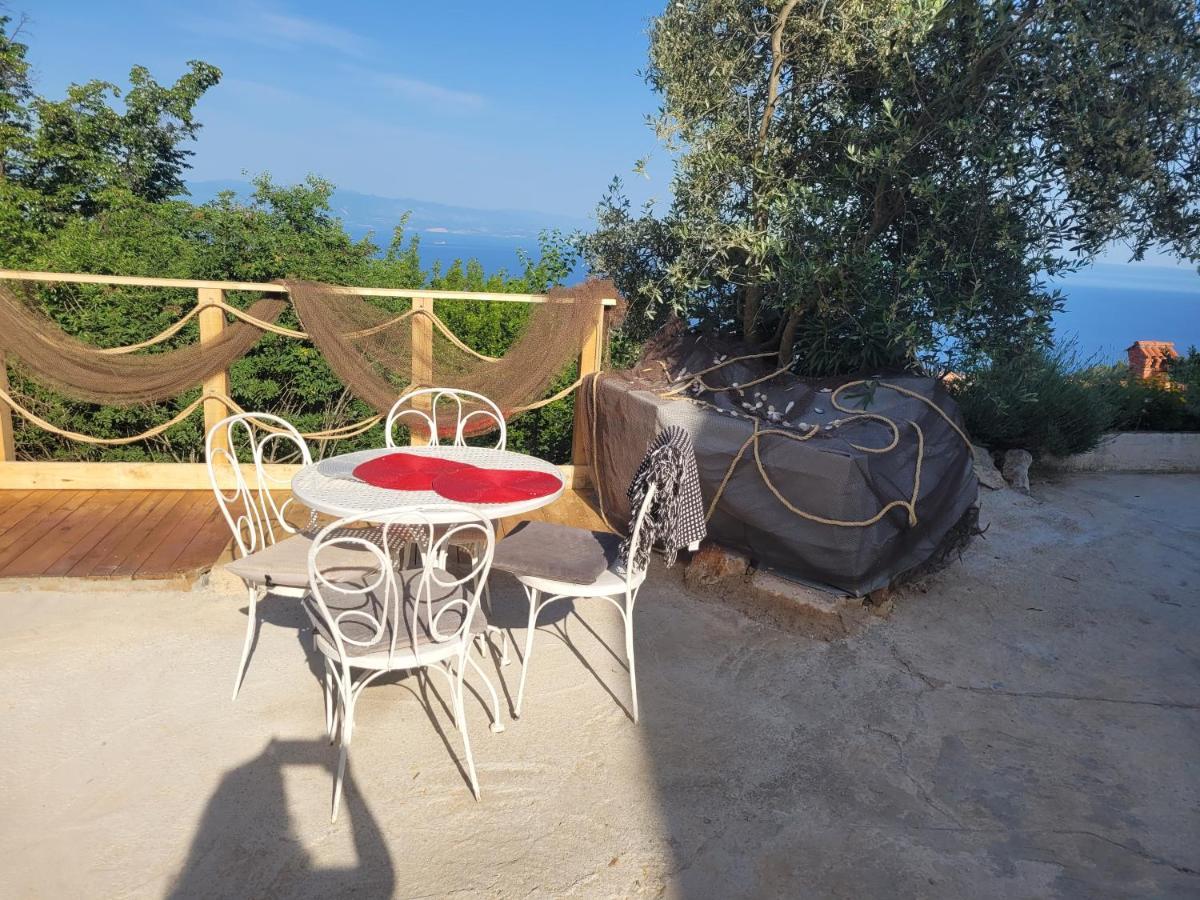Ferienwohnung Mit Pool Kroatien Mit Meerblick Und Pool ลอฟราน ภายนอก รูปภาพ