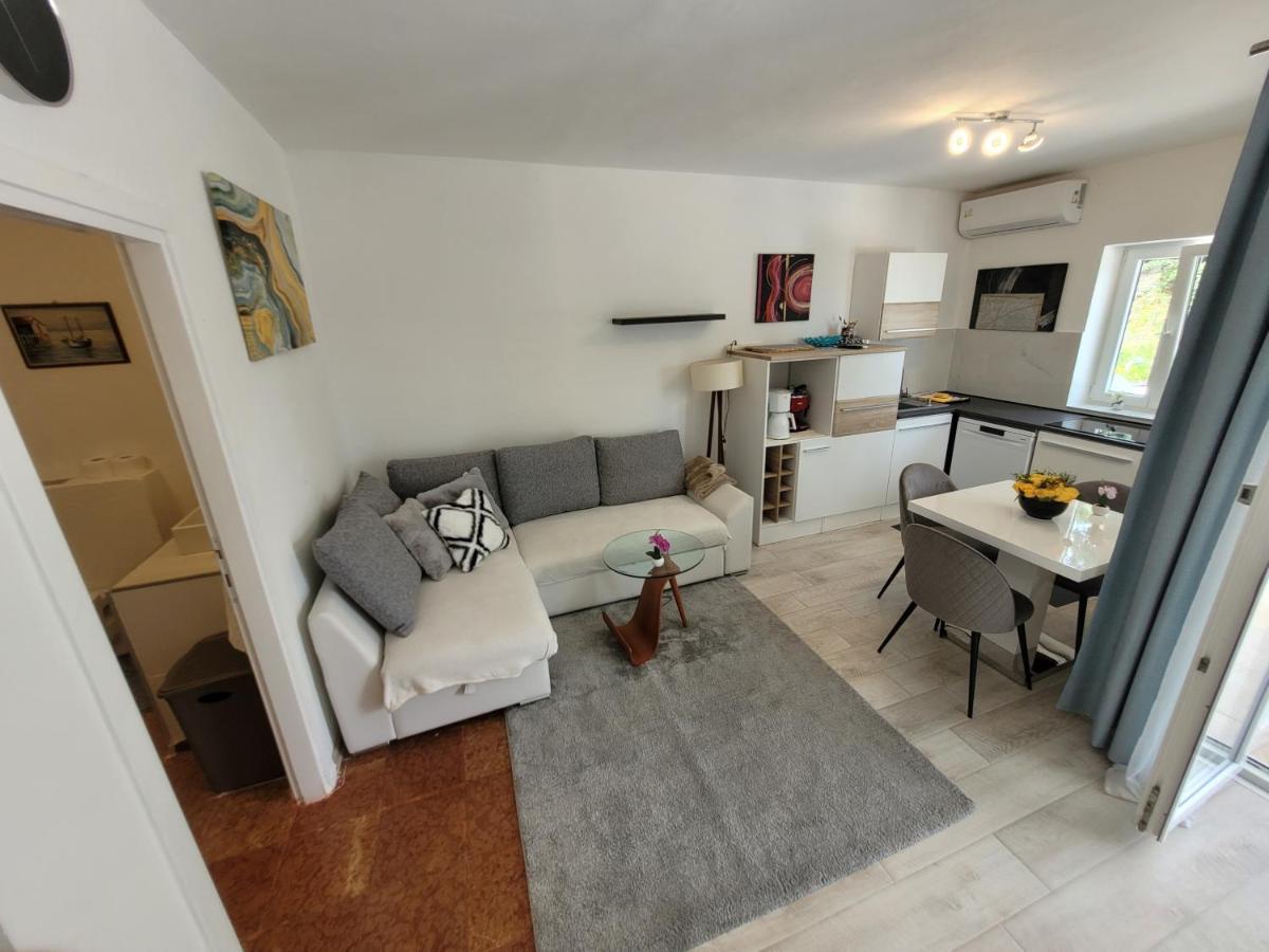 Ferienwohnung Mit Pool Kroatien Mit Meerblick Und Pool ลอฟราน ภายนอก รูปภาพ