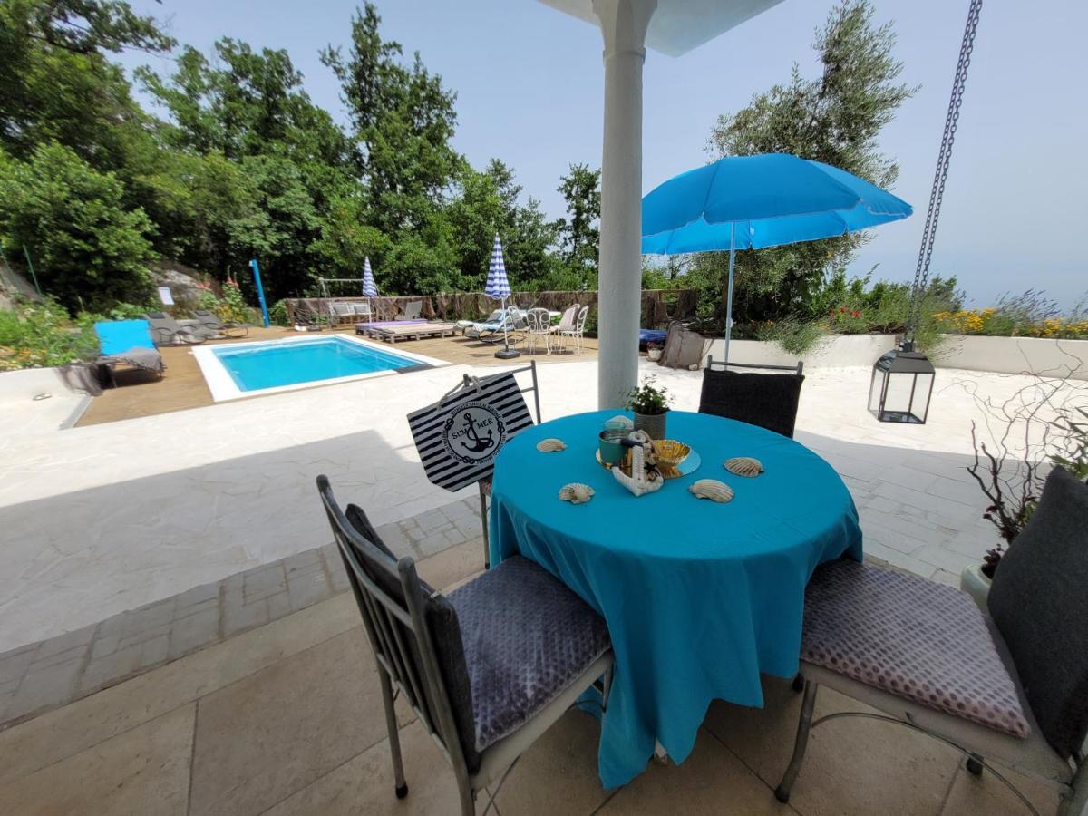Ferienwohnung Mit Pool Kroatien Mit Meerblick Und Pool ลอฟราน ภายนอก รูปภาพ