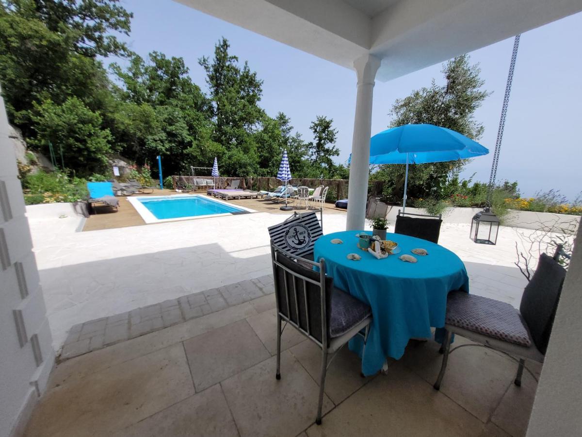 Ferienwohnung Mit Pool Kroatien Mit Meerblick Und Pool ลอฟราน ภายนอก รูปภาพ